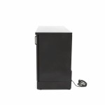 Βιτρίνα ψυχόμενη επιτραπέζια μαύρη με 3 αρθρωτές πόρτες MAX-09400910